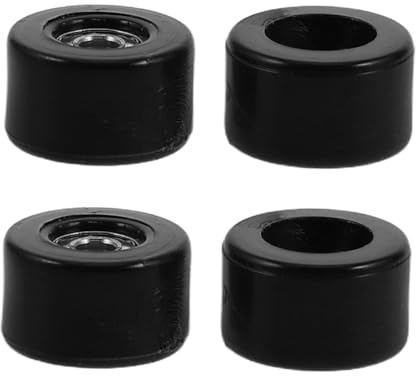 JOINPAYA 4pcs Finger Skateboard Wheels Bearings for Mini Wheels Practical Skateboard Accessories