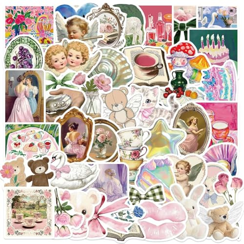 100 Pcs Cartoon Aesthetic Graffiti Stickers for Children Teens Girls Boys,Cute Style Scrawl Stickers for Water Bottles,Bicycle,Skateboard,Laptop,Computer,Waterproof Vinyl Wall