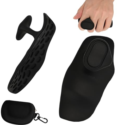 VLYX Maniques d'haltérophilie Professionnelles Maniques antidérapantes en Silicone avec boîte de Rangement, 1 Paire de maniques pour soulevé de Terre, haltères et entraînement en Salle (Noir)