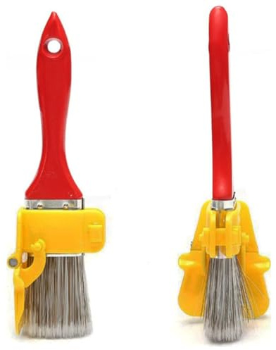 Pinceau de peinture multifonction avec manche en bois pour la maison, le bureau, la chambre, les murs, les plafonds, les bordures