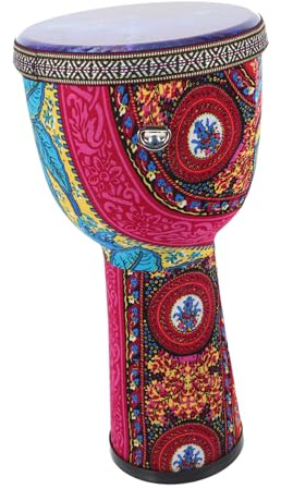 8-zoll Kinder Djembe Trommel aus Pvc, Leicht und Tragbar | Feine Verarbeitung, Dezentes Design, Sicher Nutzbar, für Tanzrequisiten Geeignet