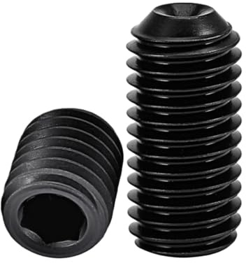 304 Edelstahl Kohlenstoffstahl Innensechskant Stellschrauben Madenschraube Bolzen M1.6 M2 M2.5 M3 M4 M5 M6 M8(12.9 Carbon Steel,8MM_M1.6 (50PCS))