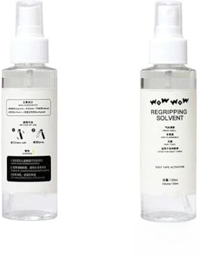 Alomejor Solvant de Grip de Golf de 120 Ml pour un Processus de Regrippage Rapide et Facile, Solvant pour le Remplacement du Putter, du Driver, du Bois ou du Fer, de Golf pour les Niveaux de