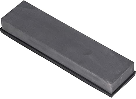 AKLOSIPY Pietra per Affilare Ad Alta densità con Base in Gomma Antiscivolo per Lame da Cucina e Multiuso (Carburo di boro grana 800)