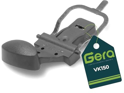 GE.RA. Tasto Sgancio Manico Compatibile con Folletto VK150 VK 150 – Pulsante Blocco Bastone Aspirapolvere – Ricambio Sblocco Tubo Telescopico Vorwerk (VK150)