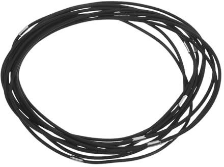 UTHCLO 10 Pezzi Fasce Elastiche Antiurto in Gomma Nere per Microfono Condensatore, Sostituzione Stabile e Comoda per Studi Professionali e Home Studios