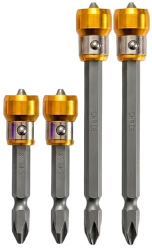 Kit de brocas de metal para acero – magnético antideslizante, antióxido, kit de brocas magnéticas, para carpintería, ensamblaje, muebles, reparaciones de bricolaje, contratistas talleres