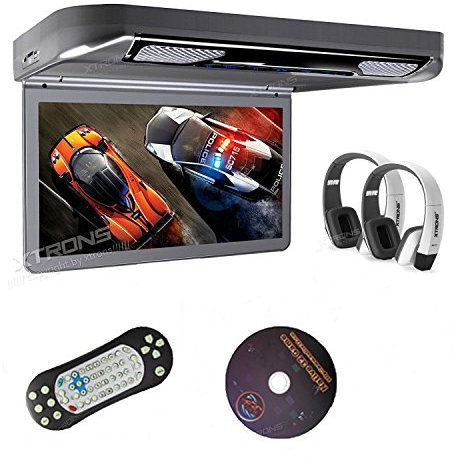 XTRONS 13,3 Digital DVD Player im Auto TFT 16:9 Bildschirm für Auto Bus unterstützt 1080P Video Auto Overhead DVD Player Auto Monitor mit HDMI Port Automosphäre LED Licht Windows CE Türsteuerung