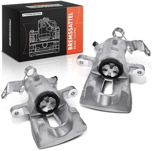 Frankberg 2x Bremssattel Bremszange Hinterachse Links Rechts Aluminiumguss | Kompatibel mit Astra G Stufenheck/Caravan/Kasten/Kombi F70 Corsa Stufenheck Replace# 93175248