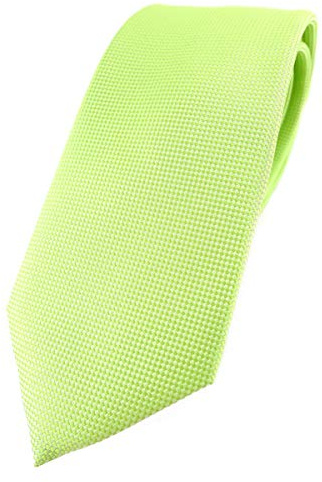 TigerTie - Corbata de diseñador de moda en lunares finamente - corbata de 7 cm de ancho