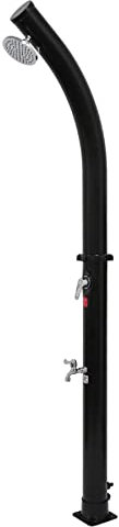 RELOVE Douche Solaire de Jardin,Douche Solaire Courbe Housse de Protection fournie,Eau Chaude,18 litres,Maximum 60°C sans raccordement électrique,Douche de Piscine et Camping,217 * 15.5 * 15.5cm