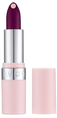 Avon Hydramatic Matte Lipstick 3.6g | Hydrating Intense Colour | SPF 10 | Plumper and Smoother Looking Lips | Cruelty Free | Purple