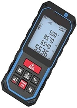 Samnuerly Equipo de topografía terrestre Mini telémetro Láser Digital Medidor de Distancia Láser Cinta métrica Herramienta de diastímetro 100M/80M/60M-40M Telémetro láser GPS de Mano (Color : S7-40M,
