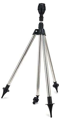 UPQRSG Automatic Impact Sprinkler On Tripod Base, Watering Sprinkler Hose Water Irrigation Tool, 360 Degree Rotating Irrigation Watering Sprinklers, Lawn Yard Garden Supplies