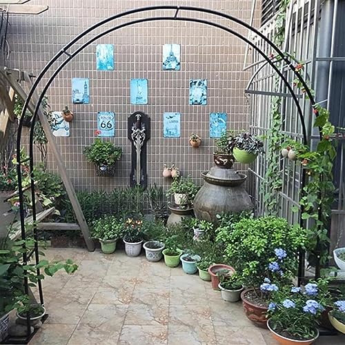 GueTTO Gartenbogen Rankhilfe Rosenbogen 200cm 180cm 160cm 140cm 120cm breit alle Rankpflanzen Rankbogen Spalier, Rosenbogen Aus Edelstahl, Gartenbogen Aus Metall,W180*H220cm