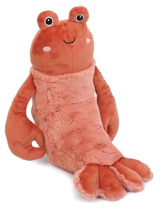 MON AMI Da Pinchi The Lobster Stuffed Animal, 9-Inch Soft Plush Toy Gift | lobster stuffed animal, soft cuddly ocean plush build, marine-inspired companion, room décor accent, all-ages kids gift