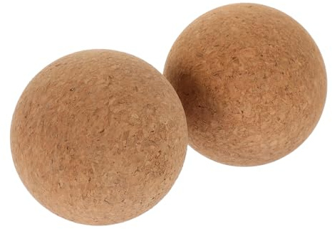 MAGICLULU 2 Stück Kork Massagebälle für Yoga dem Training zur Tiefenkompression Leicht zur Entlastung von Beinen und Füßen