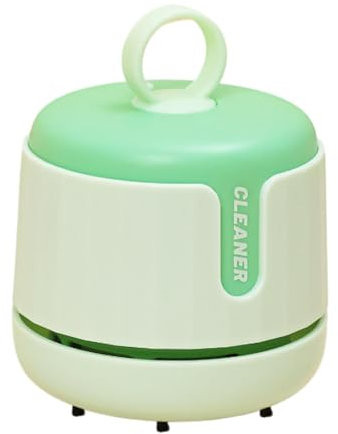 Barredora De Migas De Mesa - Aspiradora De Escritorio | Limpiador De Migas De Escritorio USB Portátil | Plumero De Escritorio Pequeño Recargable | Borrador De Mesa Para Estudiantes De Diseño De Cerdas
