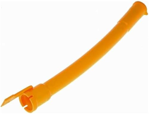 JINFOLI Weicher Schlauch Ölmessstab Führungsrohr Orange Länge 25,5 cm Manometerrohr Gummischlauch Schlauch Industriegummi Ölmessstab-Führungsrohr