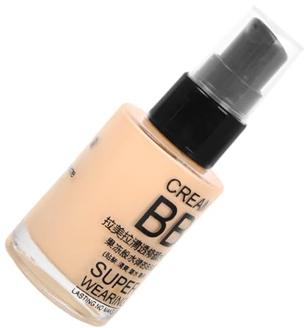 FIXOSHEE Full Coverage Beauty Balm Cream Foundation 30ml Hydrating Tinted Moisturizer with Concealer for Women Natural Shade 1001-3#, Moisturizing Correcting Cream for Face Makeup and Skincare