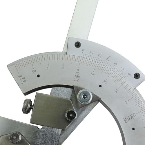 Buscador de ángulos digital para herramienta transportadora de carpintería | Rango de medición de 0 a 320 grados | Construcción de acero al carbono | Diseño portátil y Scri
