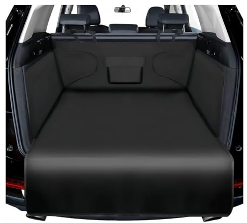 Kofferraumschutz Hunde für Audi Q2 Q3 Q4e-tron Q5 Q6e-tron Q7 Q8 Q8e-tron, Auto Kofferraum Hundedecke mit Seitenschutz und Ladekantenschutz Wasserdicht Zubehör