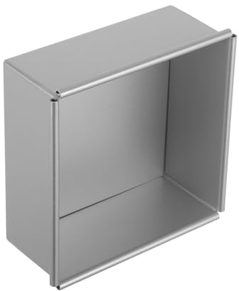 Hohopeti Molde de Aluminio Cuadrado para Tartas Base Desmontable para Cheesecakes Postres y Repostería Bandeja para Horno Segura y Duradera