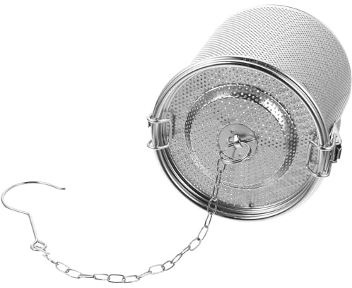TOYANDONA Filtre à Épices Étanche en Acier Inoxydable 13X13X13 CM Infuseur Réutilisable pour Pot-au-Feu et Mijoteuse Passoire Professionnelle Portable pour Assaisonnement et Cuisson
