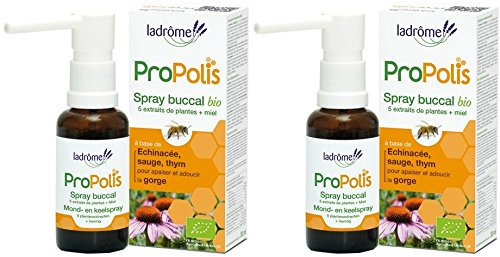 LaDrome Propolis Spray Buccal Lot de 2