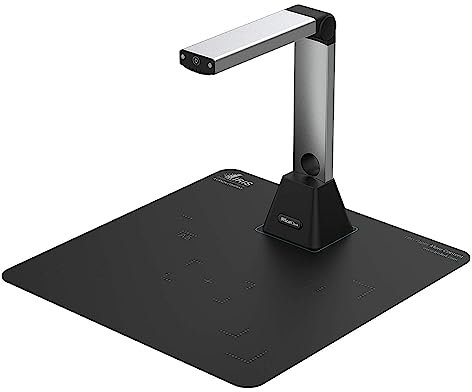 IRIScan Desk 5 : 8MP | 30PPM | dokumentenscanner |Scanner a4|USB|Tragbarer Buchscanner OCR 138 sprachen Visualizer mit Stufenloses Fülllicht für Home-Office Online-Lehre WinMac