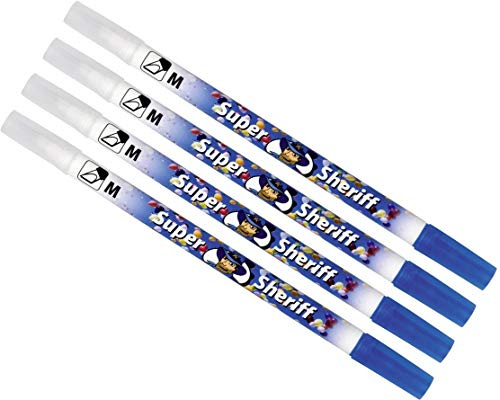Pelikan 258M/2/B Tintenlöscher Super-Sheriff Löschspitze M, multi-Spitze 4 Stück