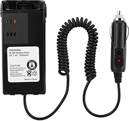 Eliminador De Batería De 12 V,Adaptador De Cargador De Automóvil, para Moto-rola HNN9008 GP320 GP328 GP338 GP340 GP360 GP380 GP640 GP680