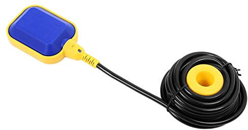 Bomba de 5 m de interruptor de flotador, interruptor de nivel de 250 V 15 A, sensor regulador de nivel de agua, bombas de control automáticas, común en piscinas, barriles, canales