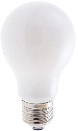 Velamp lampadina LED a filamento diffusore Opal - Forma a Goccia (A60) - Attacco a vite grande (E27) - Potenza 7W Equivalenti 60W - Luminosità 806lm - Temperatura colore 3000K (luce calda)