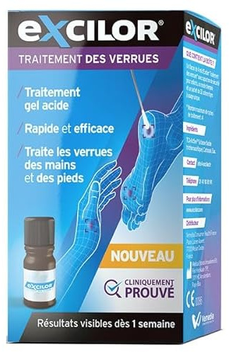 Excilor Warts & Verruca Treatment Gel, Wart Remover for Feet & Hands, 4ml