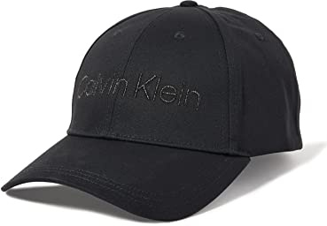 Calvin Klein Ck Must Minimum Logo Cap Kappe, Damen, Schwarz (Ck Black), Os