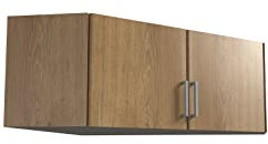 möbelando Schrankaufsatz Click aus Spanplatte in Plankeneiche-Nachbildung. Abmessungen (B/H/T) 95x40x95 cm