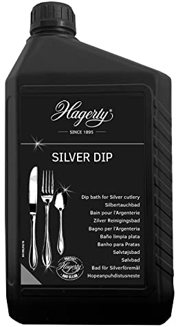 Hagerty Silver Dip Pulitore ad Immersione Delicato per Posate in Argento 2L