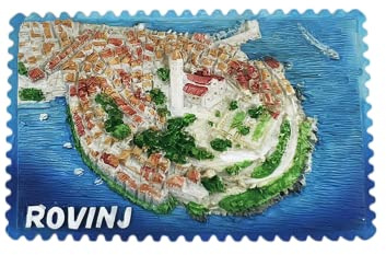 Rovinj Kroatien Kühlschrank Magnet Reise Souvenir Kühlschrank Dekoration 3D Magnetaufkleber Handbemalte Bastelkollektion