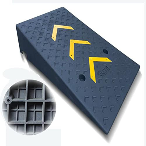 DIBAKO Bordsteinrampe rutschfeste Schwellenrampe Rollstuhlrampe Länge 50 cm Auto Auffahrrampe Höhe 15cm-17cm Bordsteinkanten Rampe Für Auto Rollstuhl Motorrad Rampe (Size : L50*W80*H12)