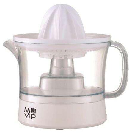 Muvip Exprimidores eléctricos de la Marca Modelo Exprimidor Electrico 40W - Deposito de 0.5L - Rotacion en Ambos Sentidos - Filtro de Pulpa - Desmontable para Facil Limpieza