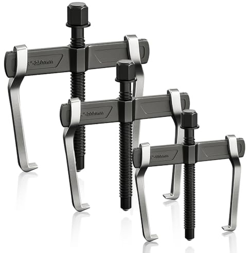 XIIW 3-delad justerbar 2 bakning lageravdragare 10 cm/15 cm/15 cm/15 cm/102/140/180 mm | Lager avdragare kugghjul avdragare kloavdragare parallellavdragare hjullageravdragare för bil motorcykel avdragare verktyg