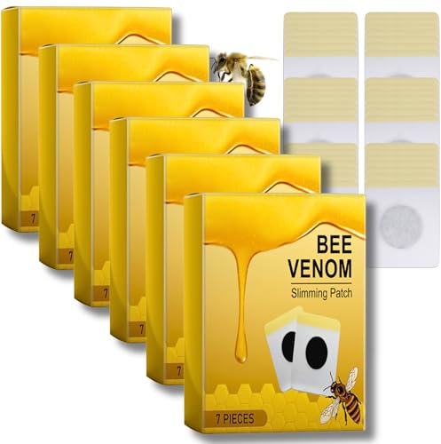 IZBEAUVO Bee Venom Lymphatic Drainage Patches for Body Shaping and Management - 42PCS Body Stickers