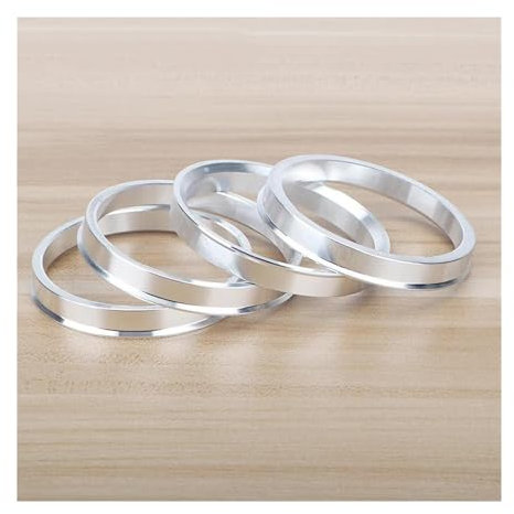 CZXZYHNB Unterlegscheiben 4-teilige Radnaben-Zentrierringe Aus Aluminiumlegierung 57,1–72,56 57,1–66,5 57,1–70,3 57,1–73,1 66,5–73,1 66,1–70,1 Nabenabstandshalter(57.1-70.3mm)
