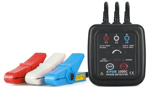 EITAI ETCR1000C Non-Contact Phase Rotation Meter, AC 70V-1000V, Φ1.6mm-16mm, Manufacturer Direct Sales, Phase Rotation Tester
