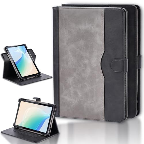 hülle Kompatibel für Huawei Matepad Pro Mrx-W09 Tablet Hülle Case Schutzhülle 360-Grad-Drehung Multi-Viewing Angels PU Leder Stand Folio Cover Schwarz