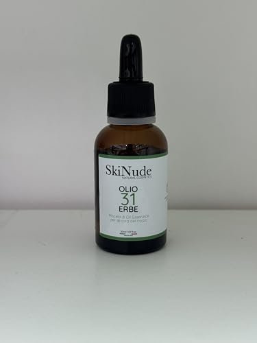 Skinude Olio alle 31 Erbe, utile contro Mal di Testa e dolori al corpo - 30 ml