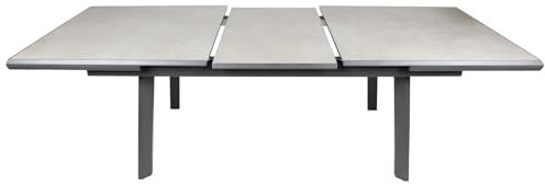 Kölle Ausziehtisch 'Sumba', grau, ca. 200-260 x 100 x H75 cm