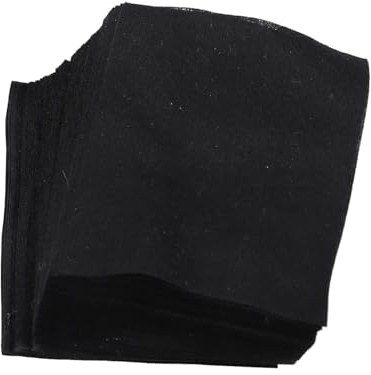 1200pcs Face Cotton Pads Einweg -Gesichts -Make -up -Kosmetikwerkzeug für Heimreisen Schwarz 5x6 Cm