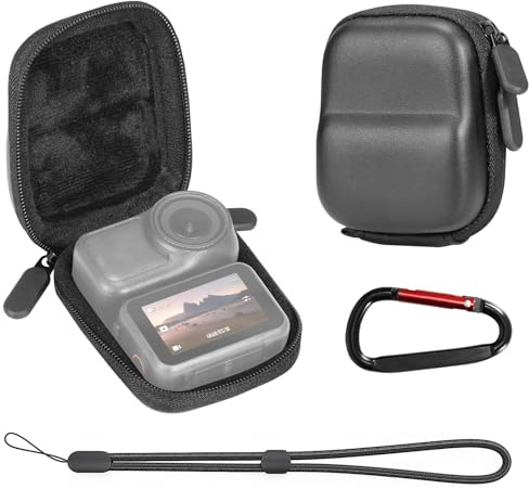 AMAZEAR Estuche de Transporte para Accesorios dji OSMO Nano, Bolso de Viaje Portátil y Compacto para Nano con Carcasa Dura de Cuero e Interior Suave para Protección, Organización y Almacenamiento